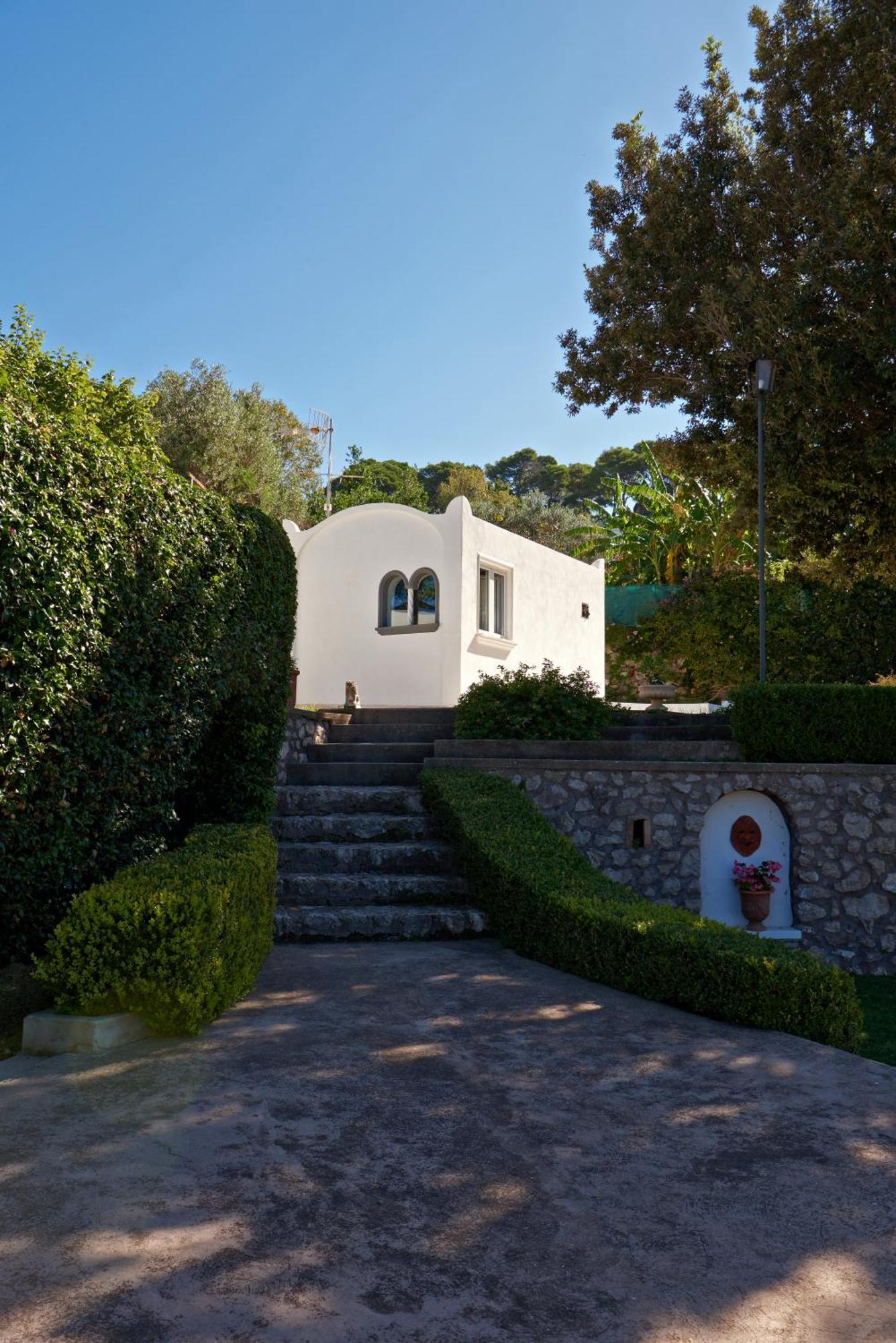 La Casa Dei Merli Capri Bagian luar foto